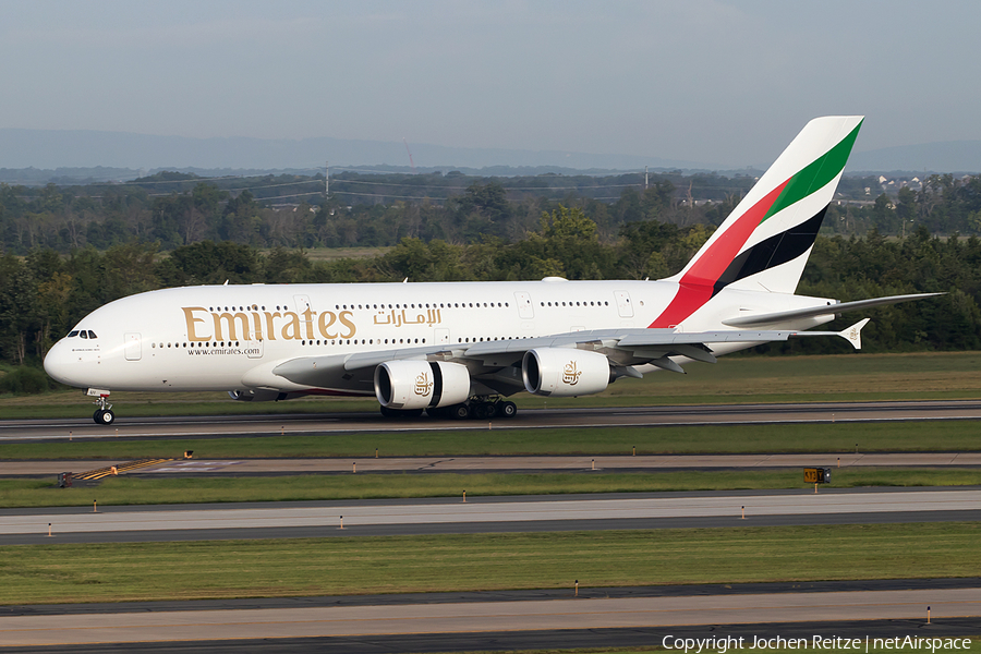 Emirates Airbus A380-861 (A6-EUI) | Photo 186479