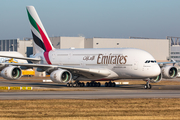 Emirates Airbus A380-861 (A6-EUI) at  Hamburg - Finkenwerder, Germany