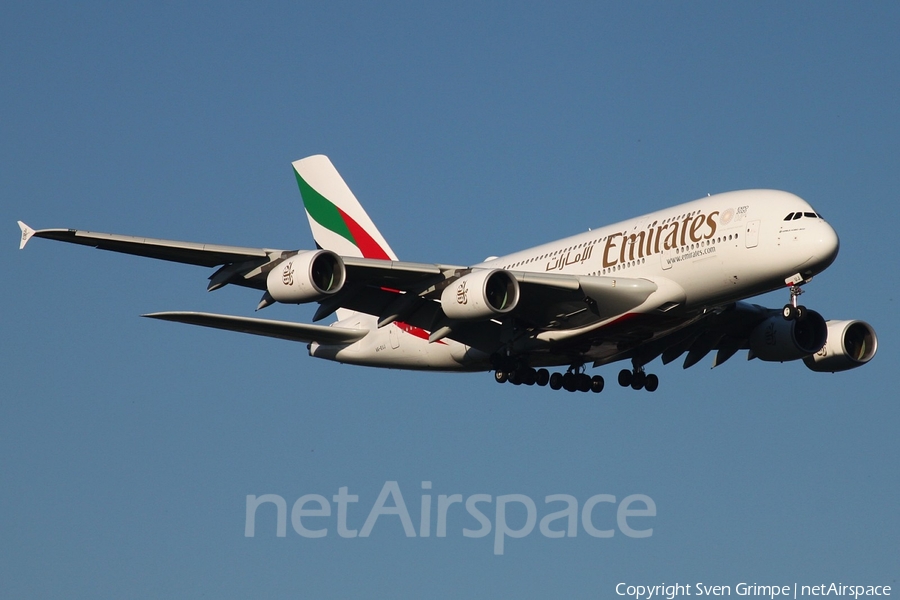 Emirates Airbus A380-861 (A6-EUJ) | Photo 333760
