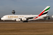 Emirates Airbus A380-861 (A6-EUJ) at  Munich, Germany