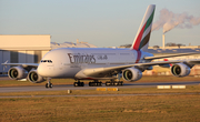 Emirates Airbus A380-861 (A6-EUJ) at  Hamburg - Finkenwerder, Germany