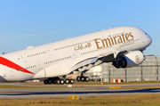 Emirates Airbus A380-861 (A6-EUJ) at  Hamburg - Finkenwerder, Germany