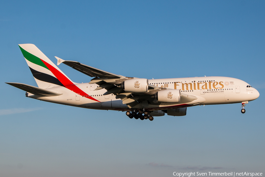 Emirates Airbus A380-861 (A6-EUL) | Photo 317916