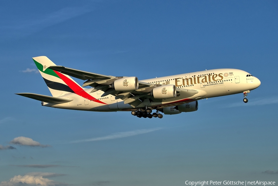 Emirates Airbus A380-861 (A6-EUL) | Photo 318942