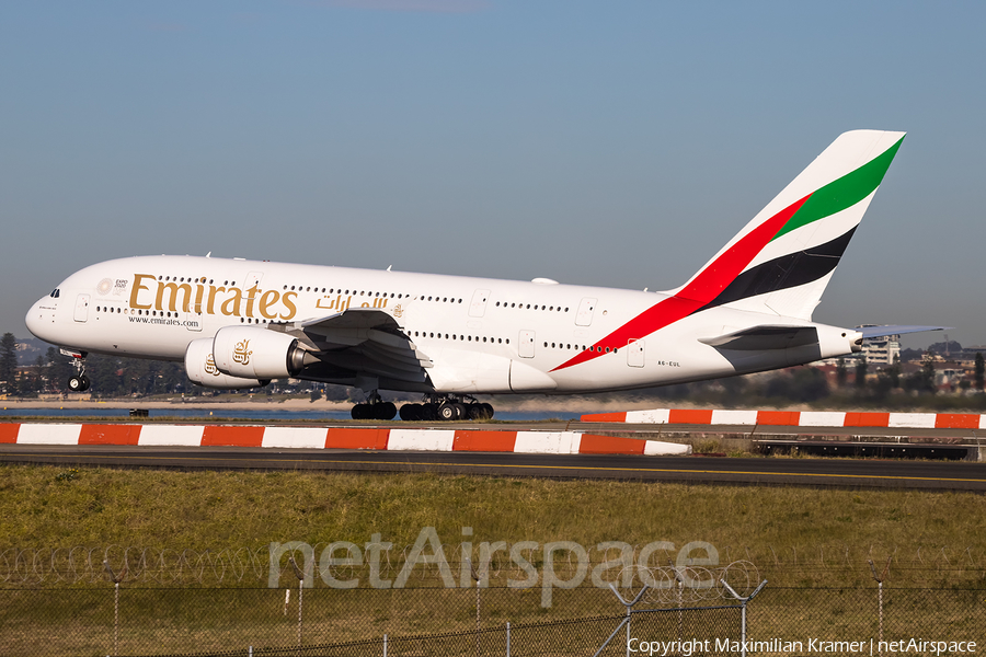 Emirates Airbus A380-861 (A6-EUL) | Photo 390168