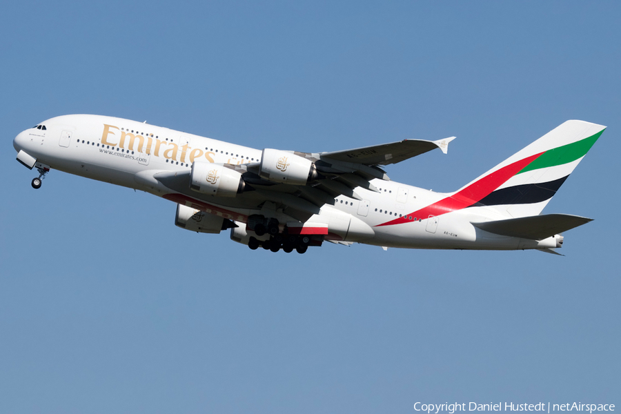 Emirates Airbus A380-842 (A6-EUM) | Photo 526754