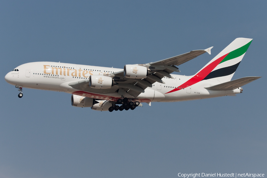 Emirates Airbus A380-842 (A6-EUN) | Photo 416183