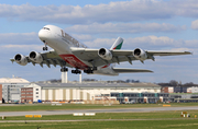 Emirates Airbus A380-842 (A6-EUQ) at  Hamburg - Finkenwerder, Germany