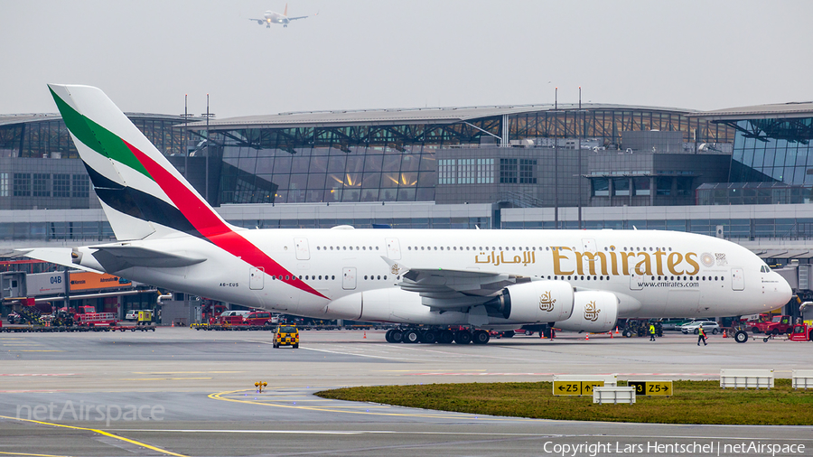 Emirates Airbus A380-842 (A6-EUS) | Photo 288982