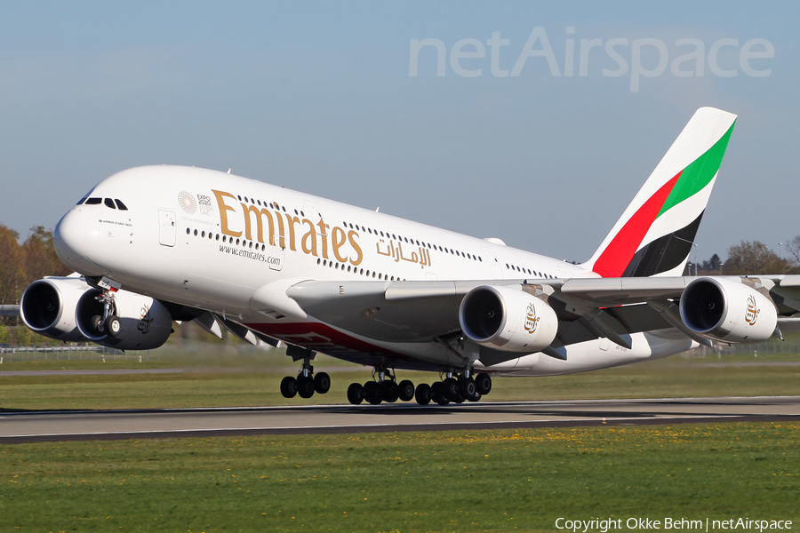Emirates Airbus A380-842 (A6-EUS) | Photo 314983