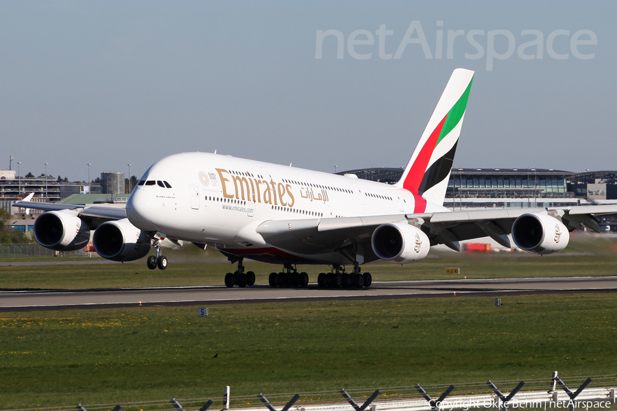 Emirates Airbus A380-842 (A6-EUS) | Photo 315002