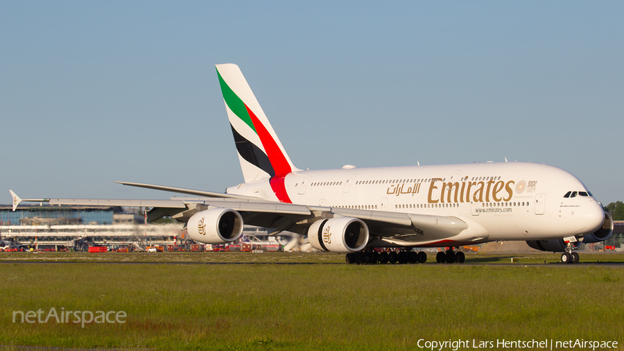 Emirates Airbus A380-842 (A6-EUS) | Photo 324278