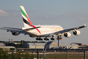 Emirates Airbus A380-842 (A6-EUS) at  Hamburg - Fuhlsbuettel (Helmut Schmidt), Germany