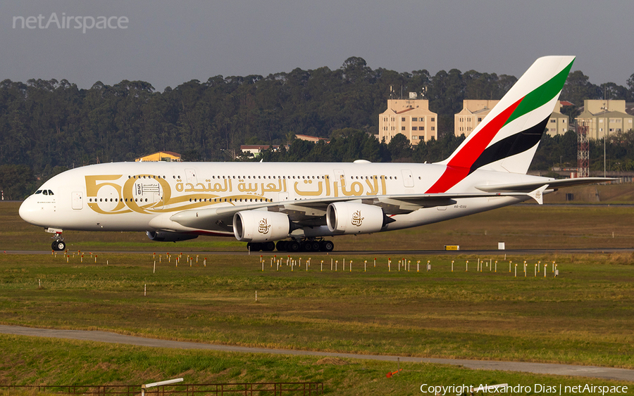 Emirates Airbus A380-842 (A6-EUU) | Photo 517733