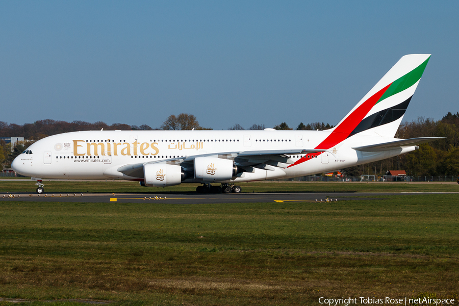 Emirates Airbus A380-842 (A6-EUU) | Photo 313118