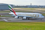 Emirates Airbus A380-842 (A6-EUU) at  London - Heathrow, United Kingdom
