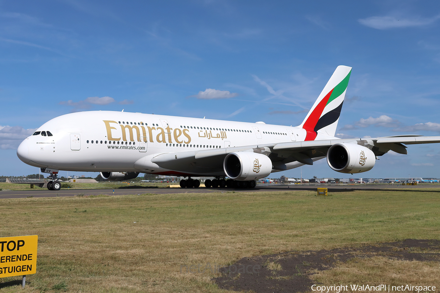 Emirates Airbus A380-842 (A6-EUV) | Photo 519149