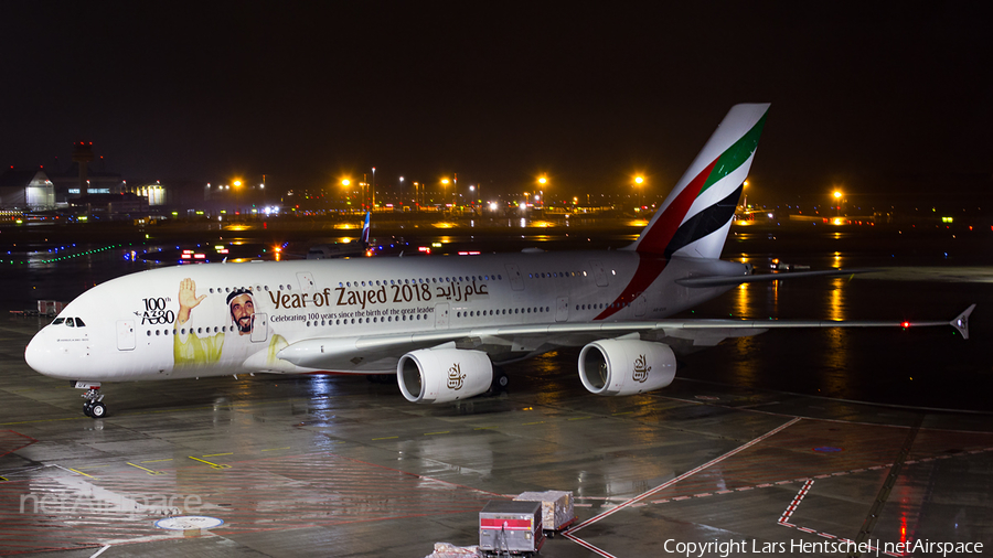 Emirates Airbus A380-842 (A6-EUV) | Photo 283496