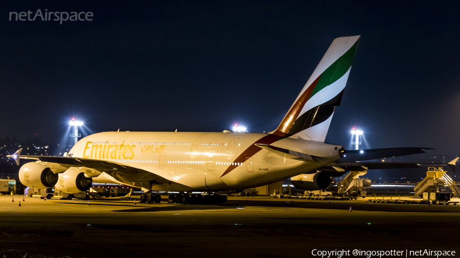 Emirates Airbus A380-842 (A6-EUW) | Photo 353448