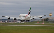 Emirates Airbus A380-842 (A6-EUW) at  Hamburg - Fuhlsbuettel (Helmut Schmidt), Germany