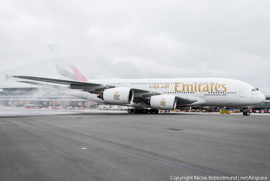 Emirates Airbus A380-842 (A6-EUW) | Photo 273051