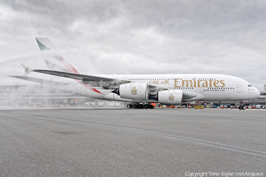 Emirates Airbus A380-842 (A6-EUW) | Photo 273111