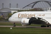 Emirates Airbus A380-842 (A6-EUW) at  Hamburg - Fuhlsbuettel (Helmut Schmidt), Germany