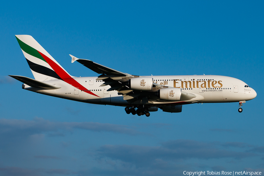 Emirates Airbus A380-842 (A6-EUW) | Photo 324176