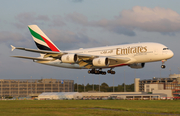 Emirates Airbus A380-842 (A6-EUW) at  Hamburg - Fuhlsbuettel (Helmut Schmidt), Germany