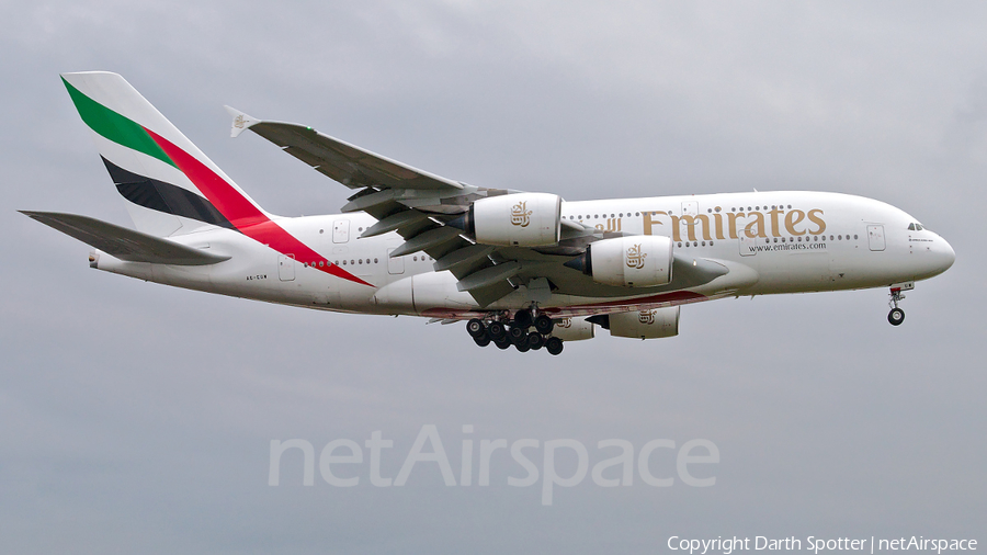Emirates Airbus A380-842 (A6-EUW) | Photo 371663