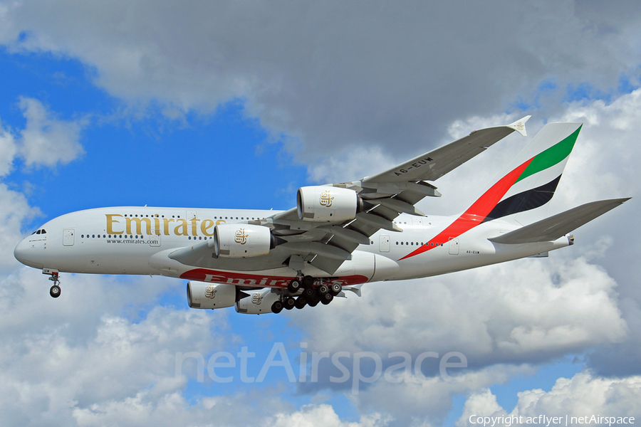 Emirates Airbus A380-842 (A6-EUW) | Photo 397591