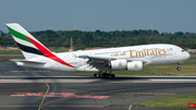 Emirates Airbus A380-861 (A6-EUX) at  Dusseldorf - International, Germany