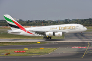 Emirates Airbus A380-861 (A6-EUX) at  Dusseldorf - International, Germany