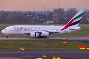 Emirates Airbus A380-861 (A6-EUX) at  Dusseldorf - International, Germany