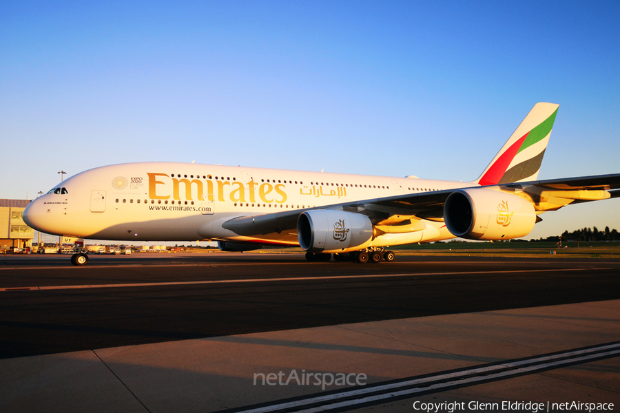 Emirates Airbus A380-842 (A6-EUY) | Photo 316202