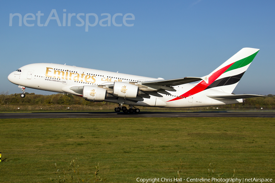 Emirates Airbus A380-842 (A6-EUY) | Photo 653053
