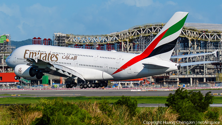 Emirates Airbus A380-842 (A6-EUY) | Photo 644859