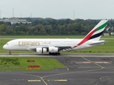 Emirates Airbus A380-842 (A6-EVB) at  Dusseldorf - International, Germany