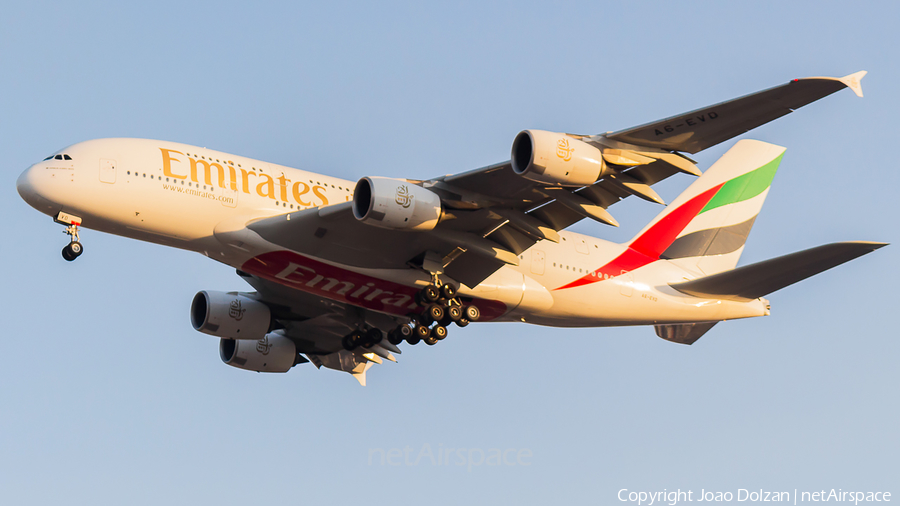 Emirates Airbus A380-842 (A6-EVD) | Photo 517118