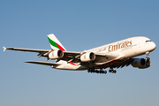 Emirates Airbus A380-842 (A6-EVD) at  Hamburg - Fuhlsbuettel (Helmut Schmidt), Germany