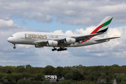 Emirates Airbus A380-842 (A6-EVE) at  Hamburg - Fuhlsbuettel (Helmut Schmidt), Germany