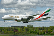 Emirates Airbus A380-842 (A6-EVE) at  Hamburg - Fuhlsbuettel (Helmut Schmidt), Germany