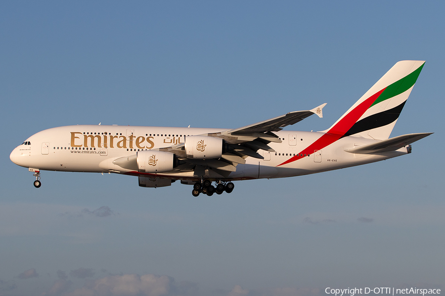 Emirates Airbus A380-842 (A6-EVE) | Photo 318806