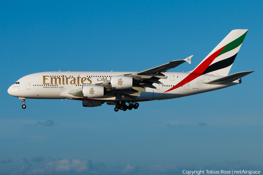 Emirates Airbus A380-842 (A6-EVE) | Photo 324338