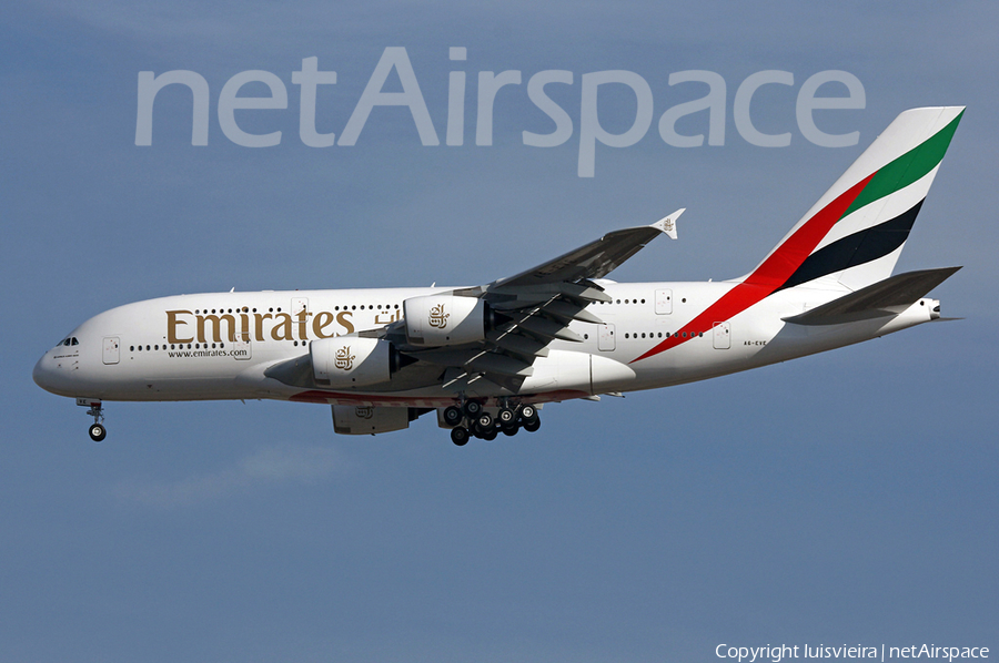 Emirates Airbus A380-842 (A6-EVE) | Photo 284738
