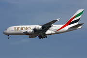 Emirates Airbus A380-842 (A6-EVE) at  Madrid - Barajas, Spain