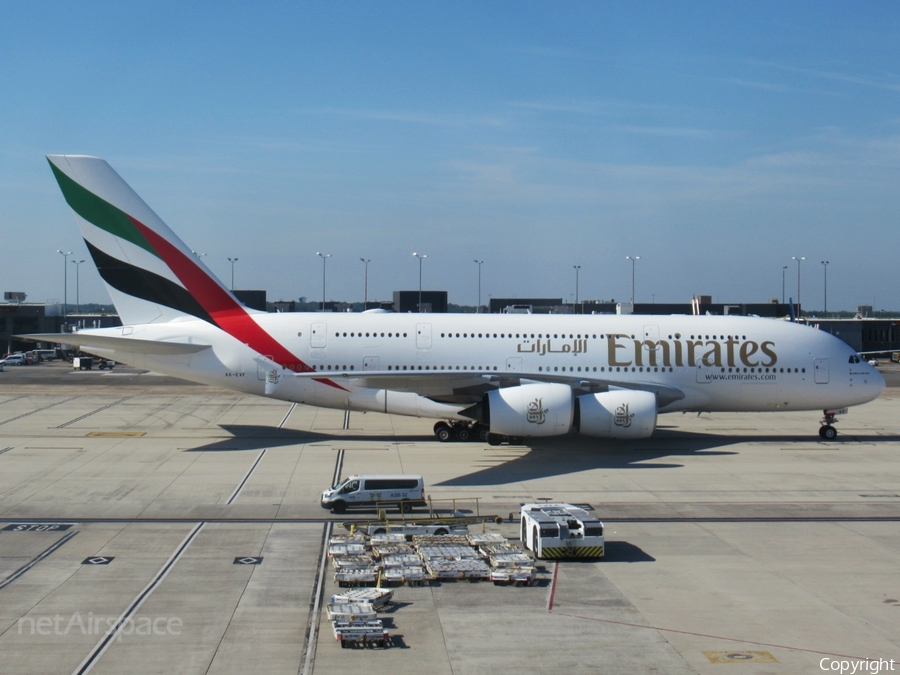 Emirates Airbus A380-842 (A6-EVF) | Photo 514577