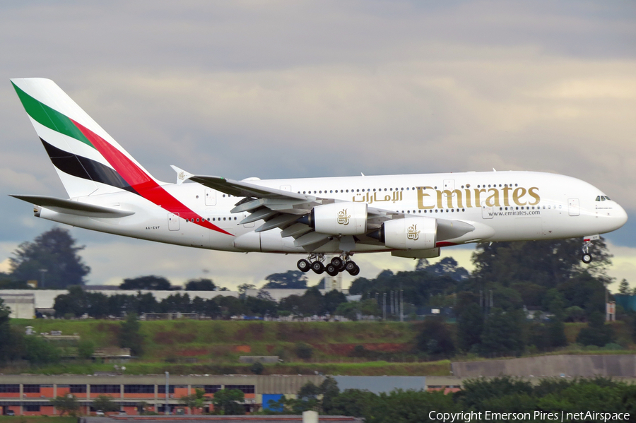 Emirates Airbus A380-842 (A6-EVF) | Photo 331088