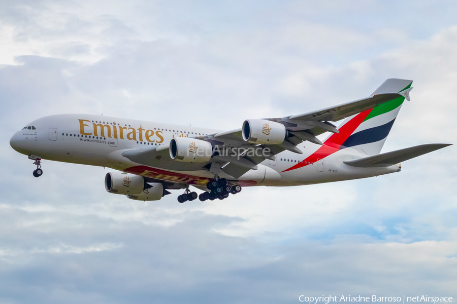 Emirates Airbus A380-842 (A6-EVF) | Photo 331713