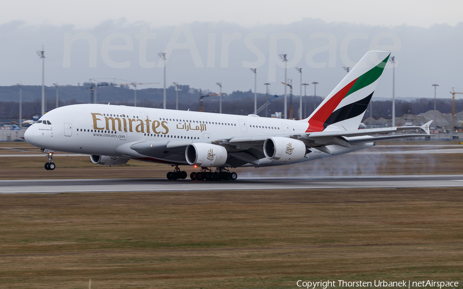 Emirates Airbus A380-842 (A6-EVF) | Photo 368117
